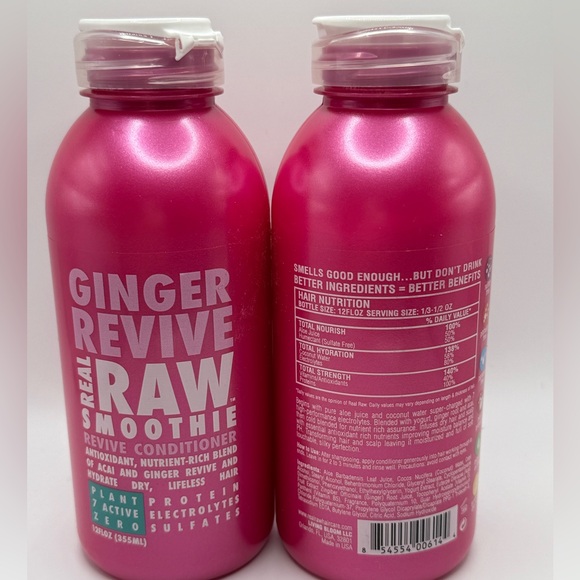 2 Real Raw Ginger Revive Smoothie Conditioner 12 fl.oz NEW - Picture 1 of 3